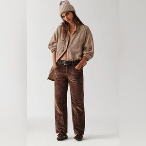 Free People Risk Taker Cord Straight NWT